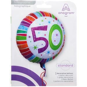 Produktbild für Luftballons Amscan 1607101, Radiant Birthday 50