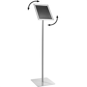 Infoständer Böttcher-AG aus Aluminium, silber, A3