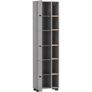 Produktbild für Badschrank Schildmeyer Lugo 157482, mit 4 Füßen, platingrau