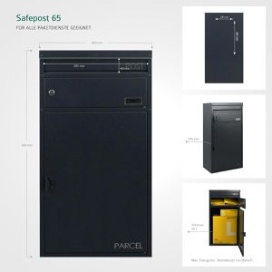 Produktbild für Paketbriefkasten SafePost 900355 ScanPro 65
