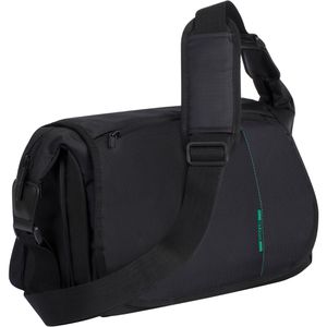 Kameratasche Rivacase Green Mantis 7450, aus Polyester,schwarz