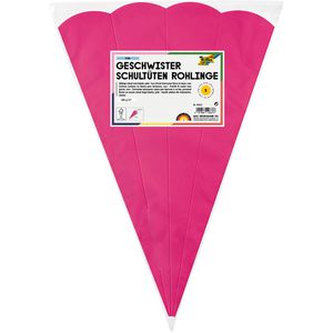 Schultüte Folia 94523 Rohling, pink