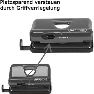 Produktbild für Locher RAPESCO 810, PF810MB1, schwarz