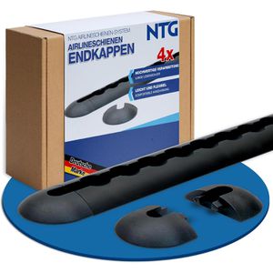 Produktbild für Endkappe NTG schwarz, 4 Stück