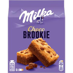 Kuchen Milka Choco Brookie, mit Schokoladenstückchen