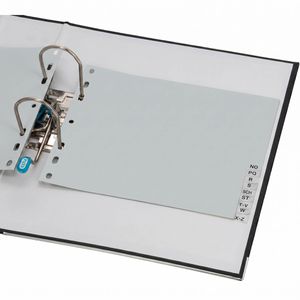 Produktbild für Register Durable 6500-10, A4-halbe Höhe, A-Z