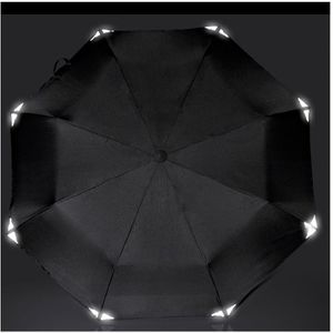 schwarz reflective, 28cm, Taschenschirm, – Light manuell, Trek, Böttcher AG Ø 98cm Euroschirm Regenschirm