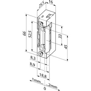 Produktbild für Türöffner Assa-Abloy 118E-A71 nachrüstbar für DIN links/rechts