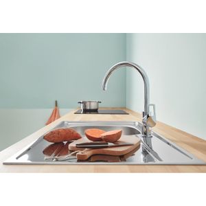 Produktbild für Küchenarmatur GROHE BauLoop 31368001, chrom