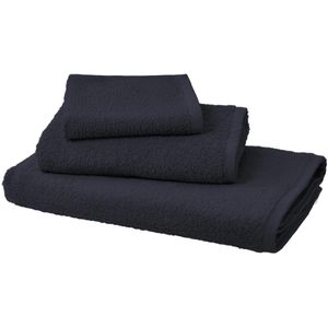 Produktbild für Handtuch NatureMark Frottier, schwarz, 70 x 140 cm