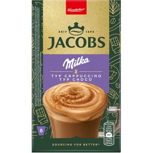 Produktbild für Kaffee Jacobs Cappuccino Milka Choco