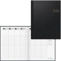 BRUNNEN Calendario De Libro Modelo Manager Wt 7 Weektimer (2025), 2 Páginas = 1 Semana, 210 × 260 Mm, 160 Páginas, Tapa Suave, Gris