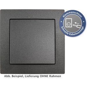 Produktbild für Lichtschalter McPower Flair anthrazit