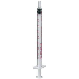 B.Braun Spritze Omnifix 40 Solo, U-40, 1ml, ohne Kanüle, Einweg, steril, 100 Stück , 100 Stück