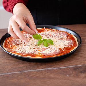 Produktbild für Pizzablech Gräwe 6026, unbeschichtet, rund, Ø 26 cm