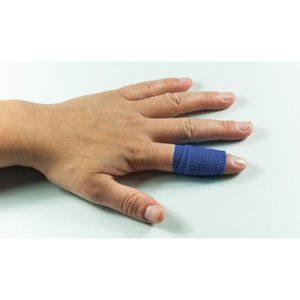 Produktbild für Pflaster Höga Fingerflex Bandage, blau, 1 Rolle