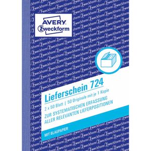 Produktbild für Lieferscheinbuch Zweckform 724, A6