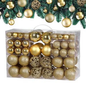 Weihnachtskugeln Deuba 102114, gold