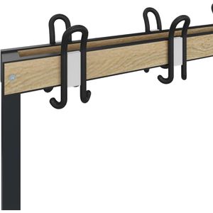Produktbild für Umkleidebank CP-Möbel 8062-200, Sitzfläche Holz, 200 cm