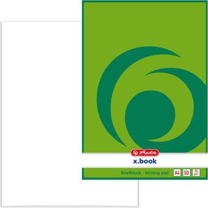 Briefblock Herlitz 717405 x-book, A4