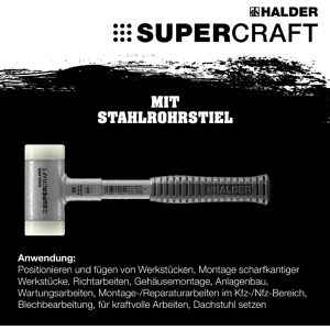 Produktbild für Schonhammer HALDER SUPERCRAFT, 3377.030, Kopf-Ø 30mm
