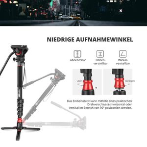 Produktbild für Stativ Neewer GM76, Höhe bis 179 cm