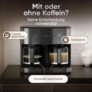 Produktbild für Kaffeemaschine Proficook PC-KAD 1308, mit 2 Glaskannen