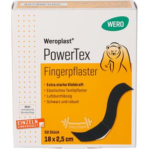 Produktbild für Pflaster Wero PowerTex Fingerpflaster, 50 Strips