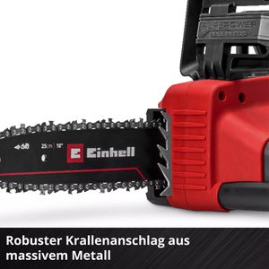 Produktbild für Kettensäge Einhell GE-LC 18/25 Li BL-Solo, Akku