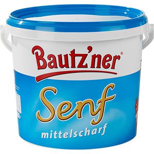 Bautzner Senf mittelscharf, 5kg