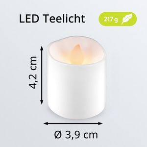 Produktbild für LED-Teelichter Goobay 64603, weiß