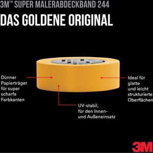 Produktbild für Kreppband 3M Professional 244, High Precision