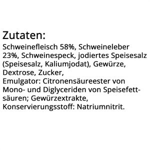 Produktbild für Wurstkonserve Lutz Leberwurst