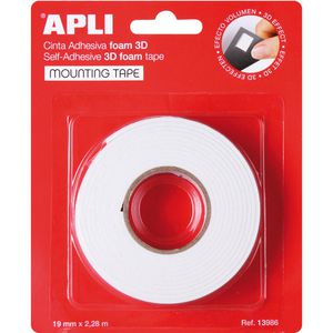Montageband APLI Mounting Tape, 2,28m x 19mm