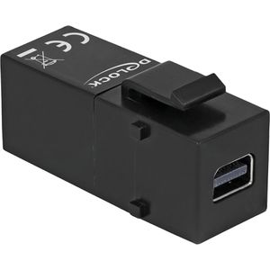 Produktbild für Keystone-Modul DeLock 86377, schwarz