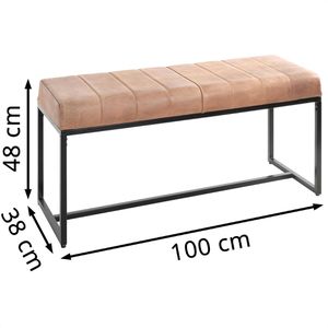 Produktbild für Sitzbank Haku-Möbel Bengaluru 2, 25853, bis 90 kg