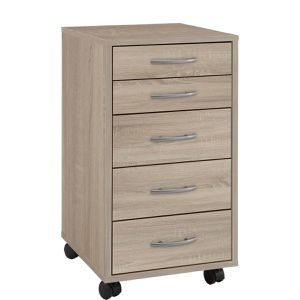Produktbild für Rollcontainer FMD-Möbel Freddy, 336-001, aus Holz, eiche