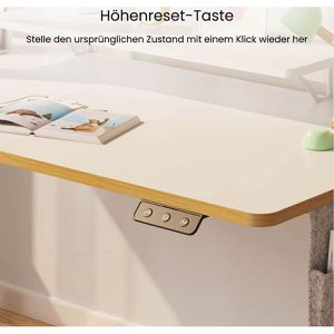 Produktbild für Kinderschreibtisch FlexiSpot SD1W, aus Holz / Metall, weiß