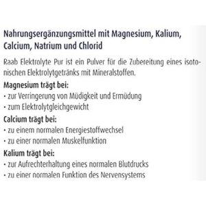 Produktbild für Elektrolyte Raab-Vitalfood Pur, Pulver