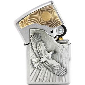 Produktbild für Feuerzeug Zippo Eagle Sun-Fly Emblem