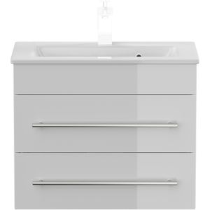 Produktbild für Waschtisch Posseik Portus 600 SlimLine, hängend,weiß hochglanz