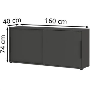 Produktbild für Schiebetürenschrank Germania Mailand, 4373, Holz