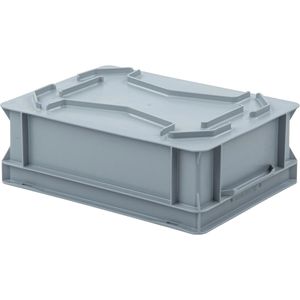 Produktbild für Eurobox Fetra 1309, grau, 12,6 Liter