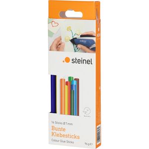 Steinel Heißklebesticks Colour, farbig, Ø 7mm, Länge 150mm, 16 Sticks
