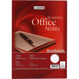 Produktbild für Briefblock Landre 100050264 Office, A4