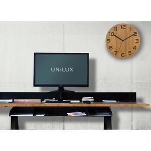 Produktbild für Wanduhr Unilux Palma Bamboo, Bambus, analog, Quarzuhr