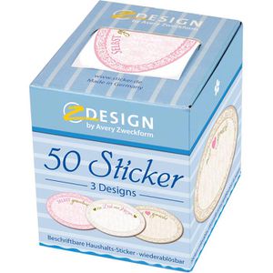Produktbild für Sticker Zweckform 56861 Z-Design Haushalts-Sticker