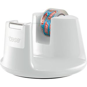 Klebefilmabroller Tesa 53837 Easy Cut Compact weiß