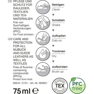 Produktbild für Schuhcreme biped z2790, Raulederpflege farblos
