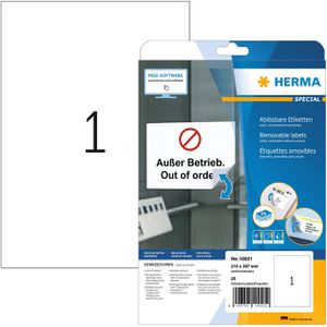 Universaletiketten Herma 10021, weiß